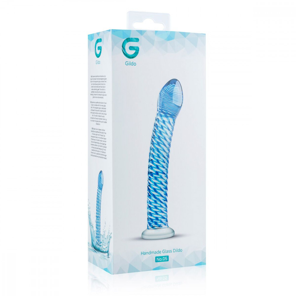 Дилдо - Стеклянный дилдо Gildo Glass Dildo No. 5 3