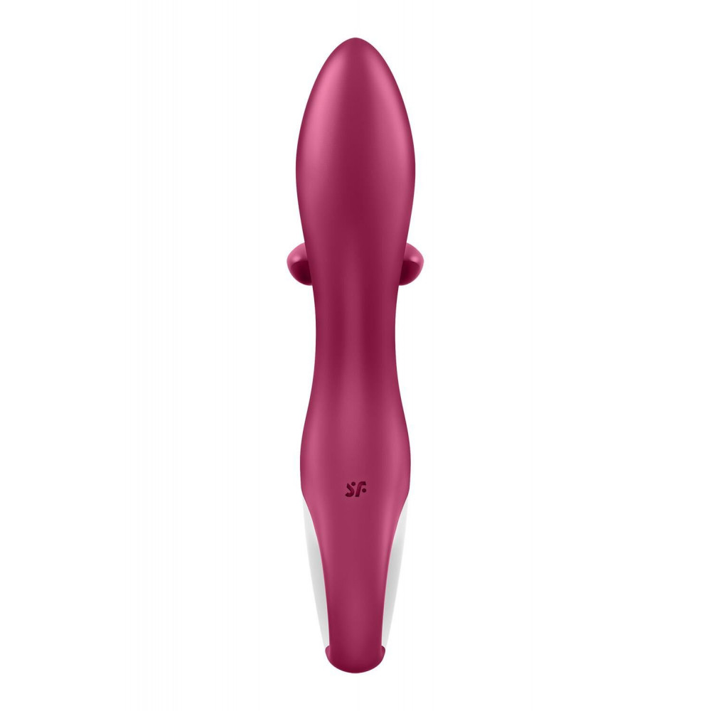 Вибратор-кролик - Вибратор кролик с тройным отростком Satisfyer Embrace me Berry, 2 мотора, диаметр 3,6 см 2