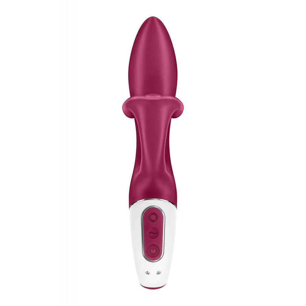 Вибратор-кролик - Вибратор кролик с тройным отростком Satisfyer Embrace me Berry, 2 мотора, диаметр 3,6 см 3