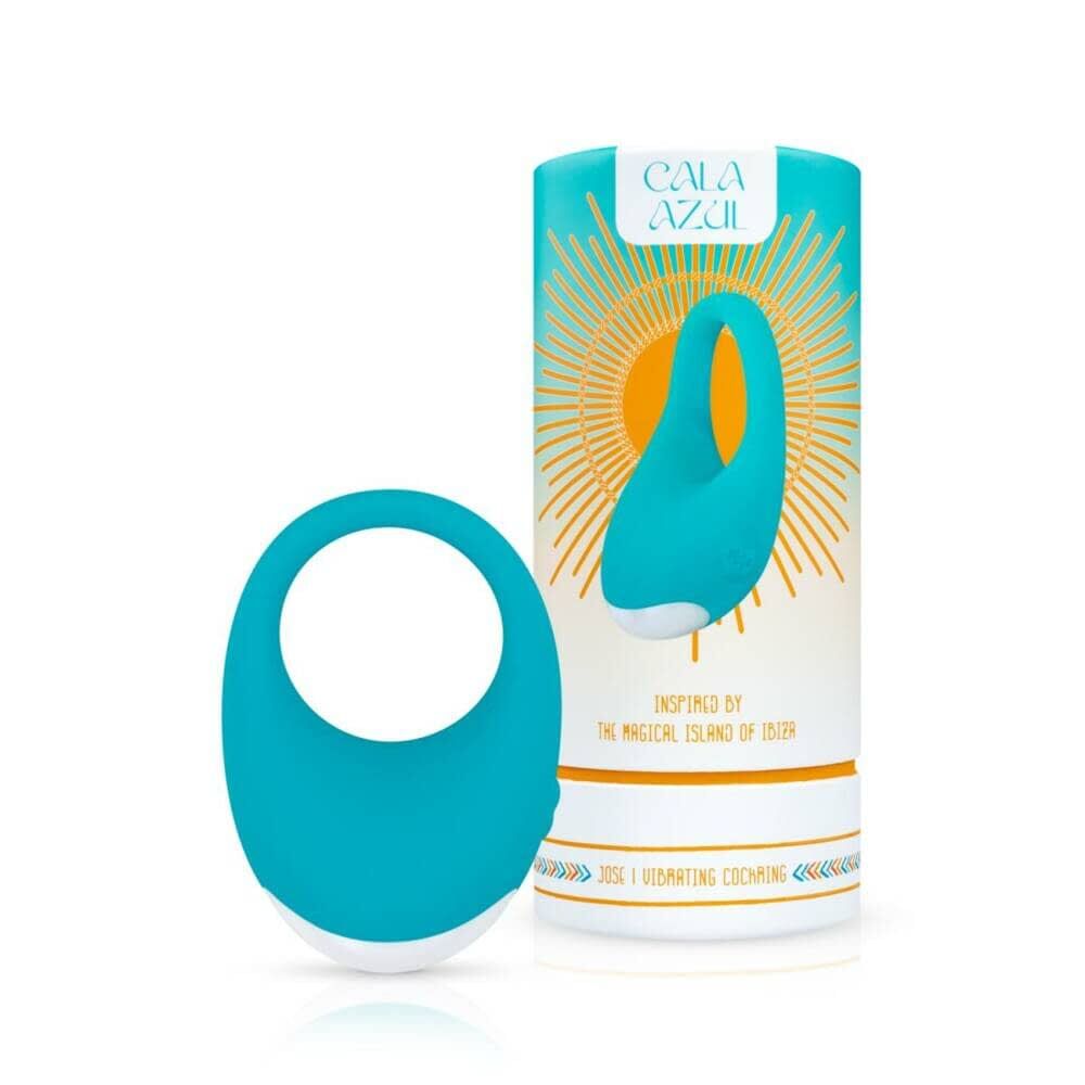 Эрекционные кольца с вибрацией - Эрекционное кольцо Cala Azul - Jose Vibrating Cockring 5