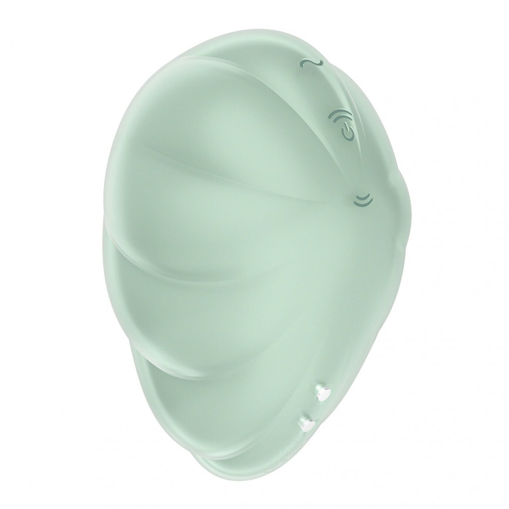 Вибраторы вакуумные - Вакуумный вибратор Satisfyer Cloud Dancer (Mint) 3