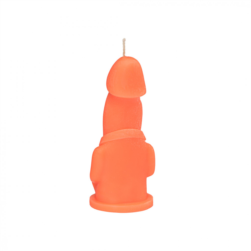 Массажные масла и свечи - Свеча LOVE FLAME - Gentleman Orange Fluor, CPS05-ORANGE 1