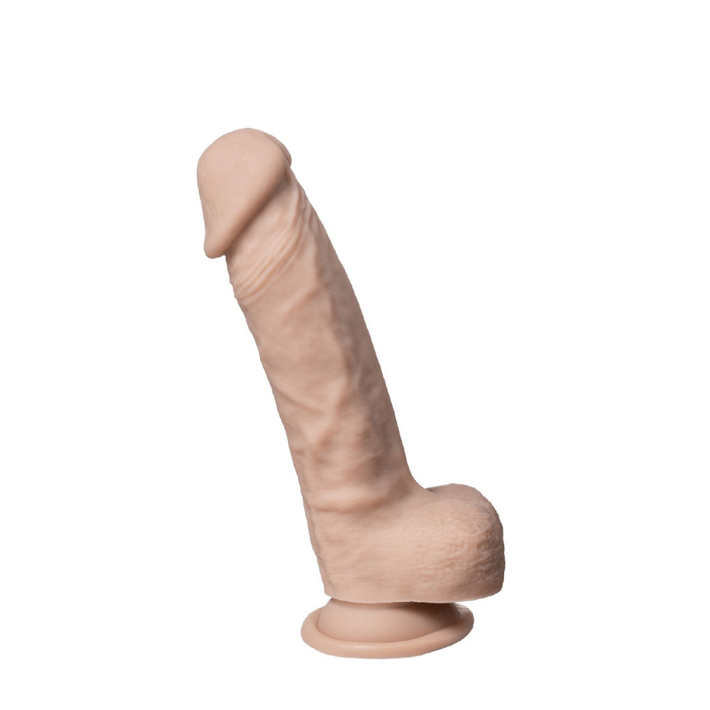 Фаллоимитаторы на присоске, двойные - Фаллоимитатор SilexD Johnny Real Skin Flesh (7in MODEL 1)