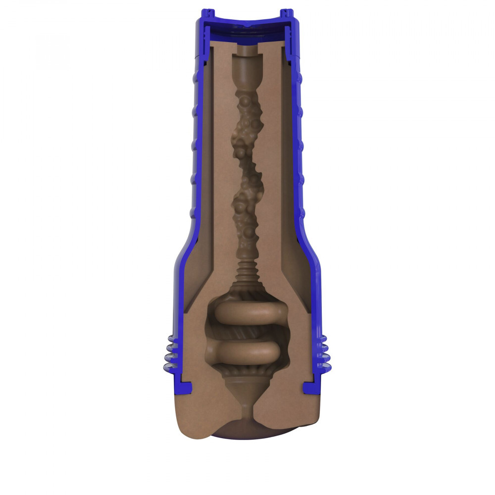 Мастурбаторы анал - Мастурбатор-попка Fleshlight Boost Blast Female Medium Dark Flesh, плавающие кольца Turbo Tech 4