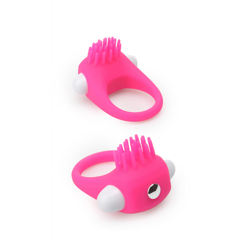 Эрекционные кольца с вибрацией - Эрекционное кольцо LIT-UP SILICONE STIMU RING 5 PINK