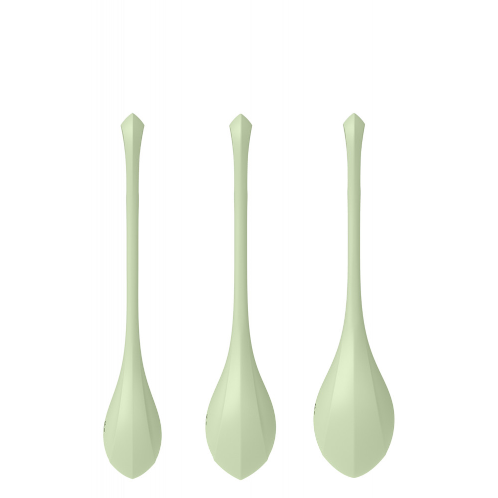 Вагинальные шарики - T360190 Набор вагинальных шариков Satisfyer Yoni Power 2 light green 2