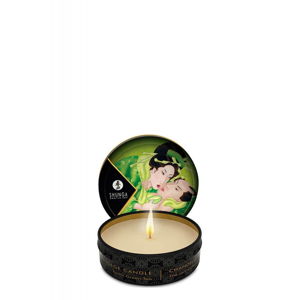 Массажные свечи - Свеча для массажа MASSAGE CANDLE EXOTIC GREEN TEA, 30 мл