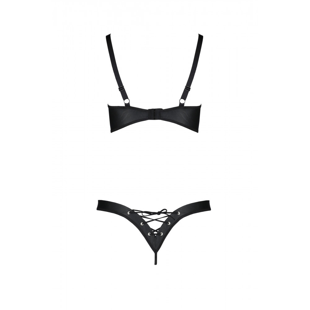 Эротическое белье - Бикини со шнуровкой CELIN BIKINI black S/M - Passion 4