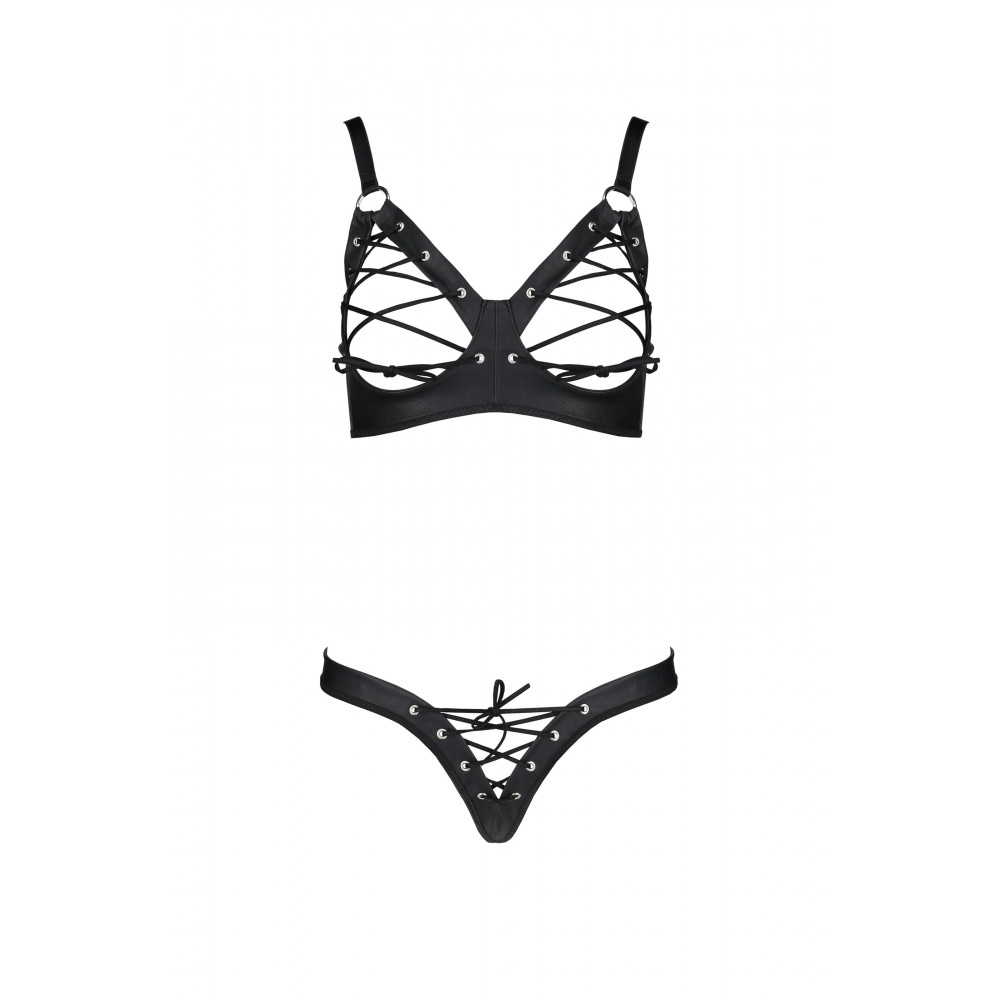 Эротическое белье - Бикини со шнуровкой CELIN BIKINI black S/M - Passion 3