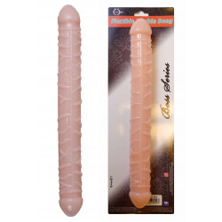 Двойной фаллоимитатор Boss Series: Flexible Double Dong Skin, BS6700088