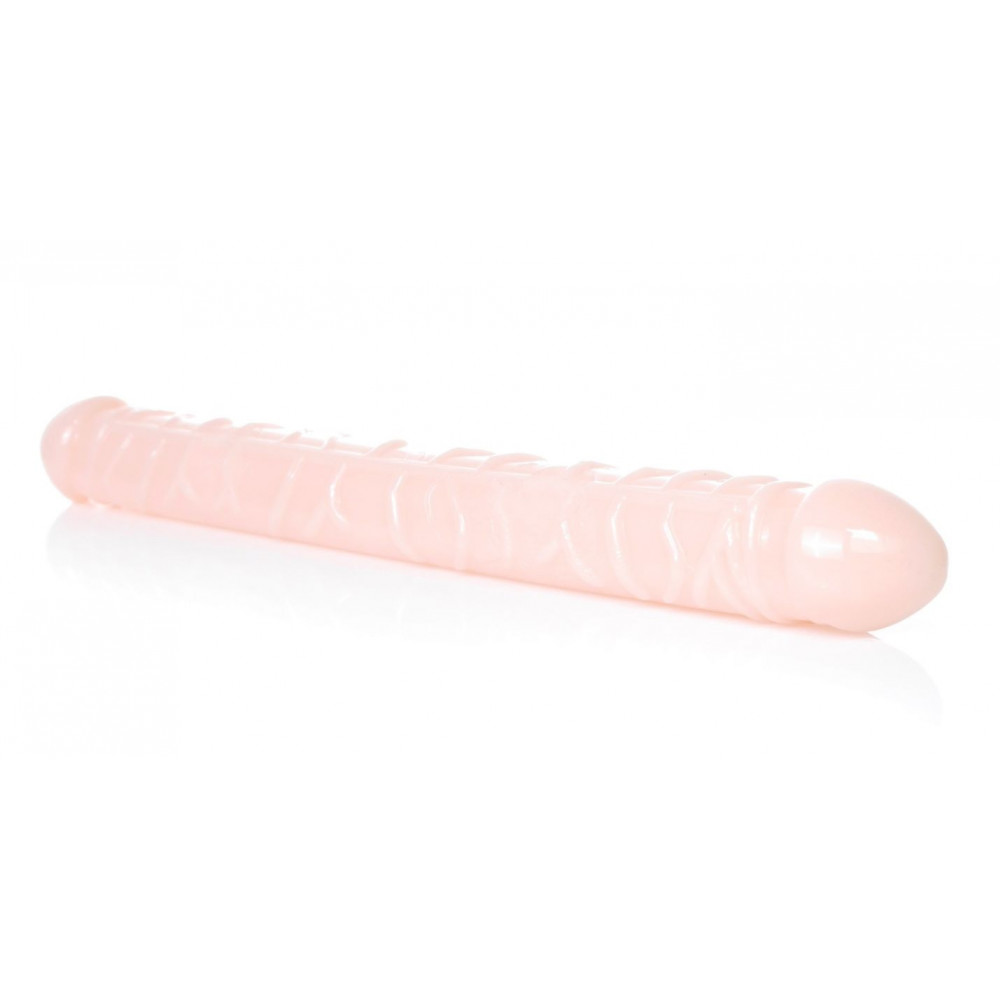 Фаллоимитатор - Двойной фаллоимитатор Boss Series: Flexible Double Dong Skin, BS6700088 4