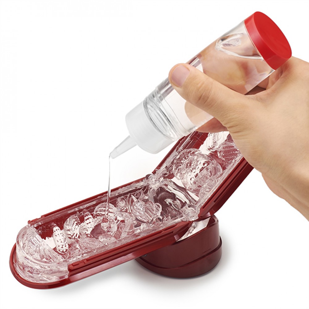 Мастурбатор - Эксклюзивный набор Мастурбатор с нагревом FLIP 0(ZERO) RED & WARMER SET 4