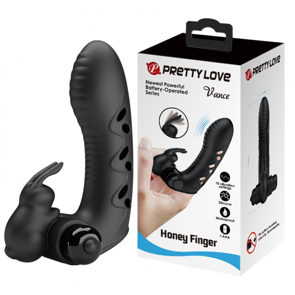 Вибратор - Клиторальный стимулятор на палец Pretty Love - Honey Finger, BI-014851