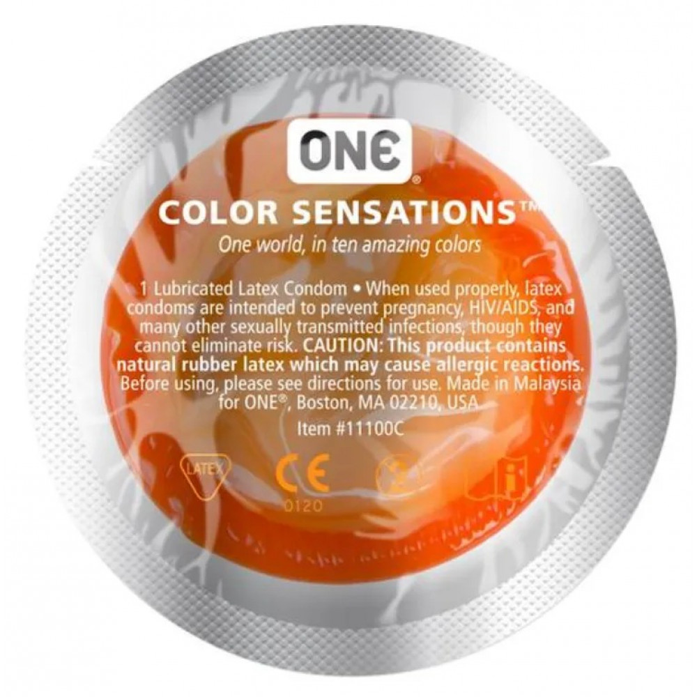 Лубриканты - Набор презервативов ONE Color Sensations разноцветные 100 шт 3