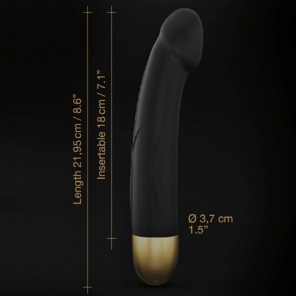 Вибратор - Вибратор Dorcel Real Vibration M Gold 2.0, диам 3,7см, перезаряжаемый, для точки G 3