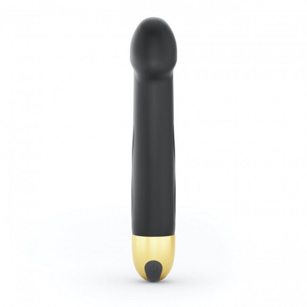 Вибратор - Вибратор Dorcel Real Vibration M Gold 2.0, диам 3,7см, перезаряжаемый, для точки G 1