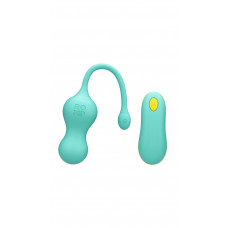 Виброяйцо для точки G с пультом управления Romp Cello Light Teal, водонепроницаемое