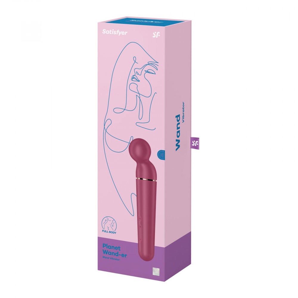Вибромассажеры - Вибромассажер Satisfyer Planet Wand-er Berry/Rosegold 1