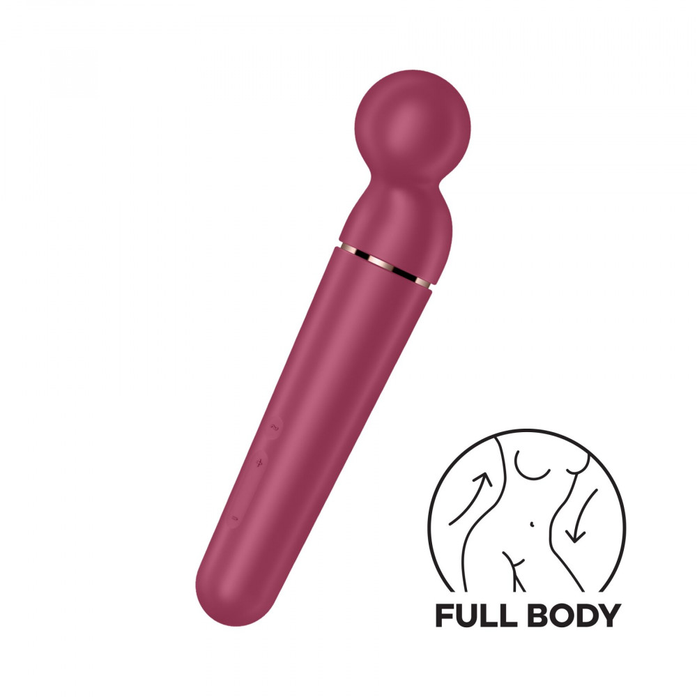 Вибромассажеры - Вибромассажер Satisfyer Planet Wand-er Berry/Rosegold