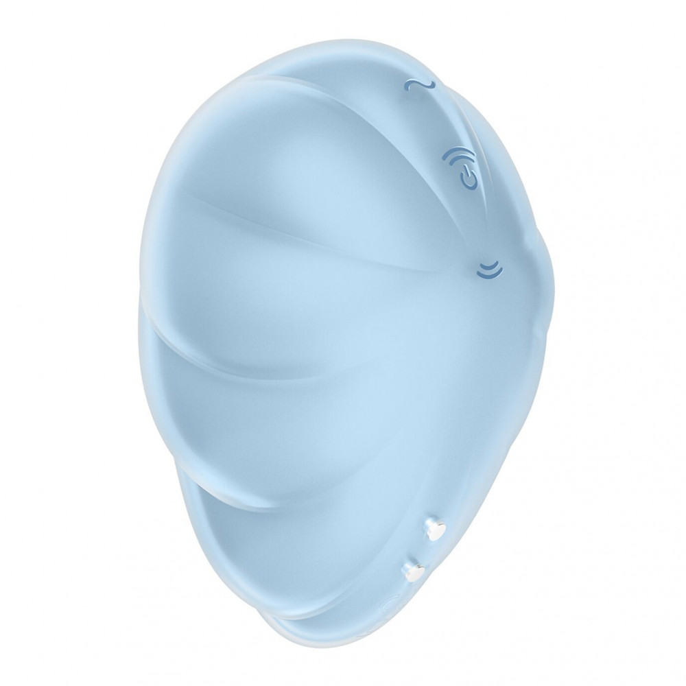 Вибраторы вакуумные - Вакуумный вибратор Satisfyer Cloud Dancer (Blue) 3