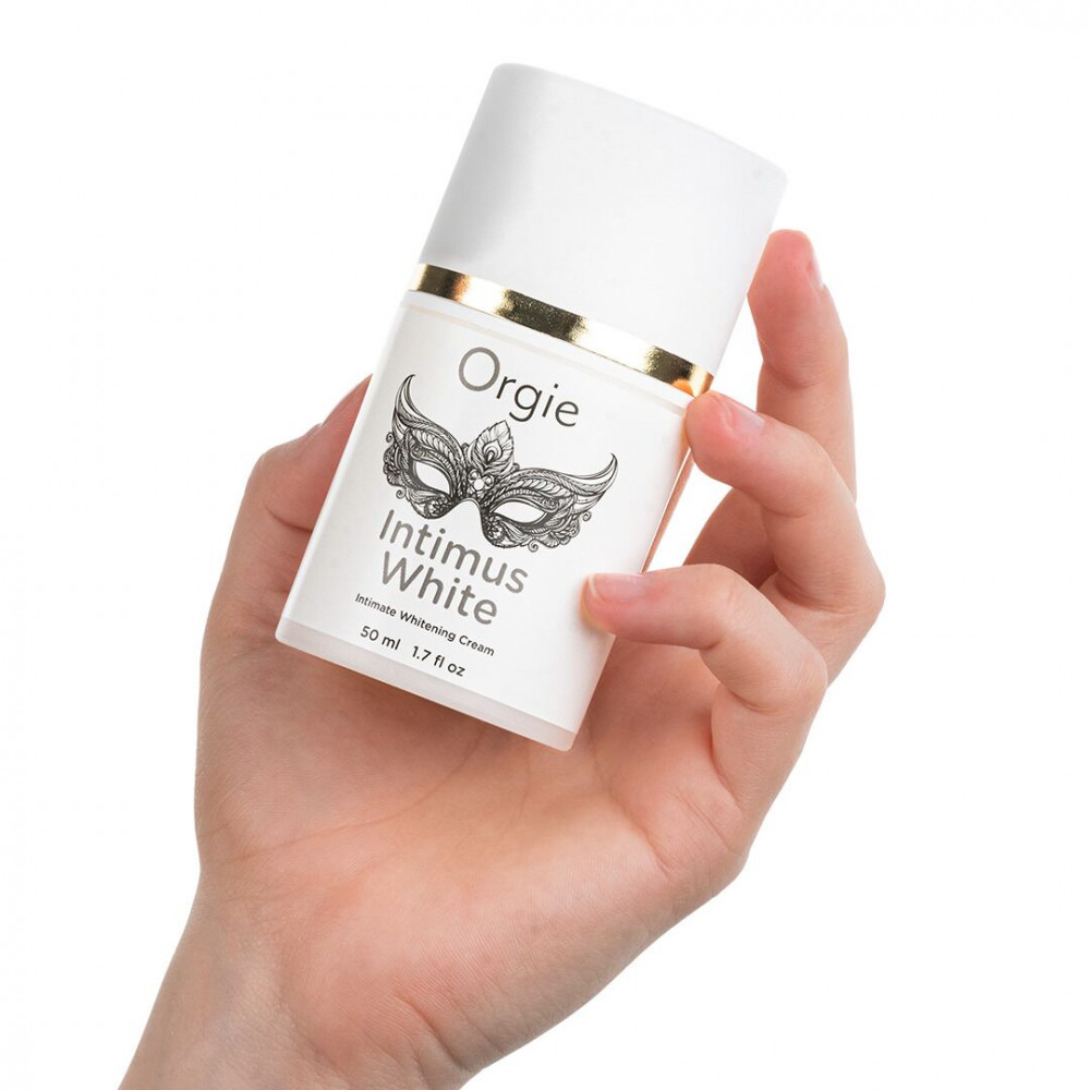 Интимная косметика - Крем для осветления кожи Orgie – Intimus White (50 мл) усиленного действия, подходит для всех зон 1