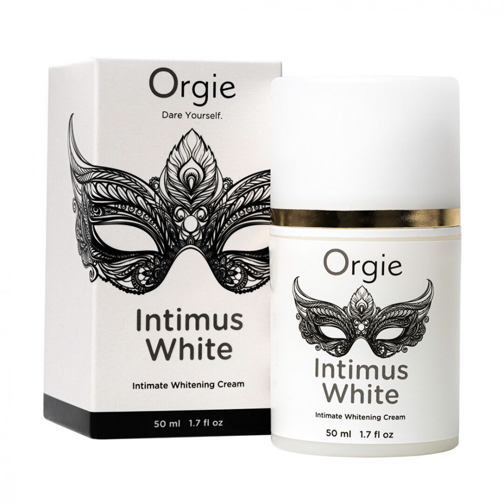 Интимная косметика - Крем для осветления кожи Orgie – Intimus White (50 мл) усиленного действия, подходит для всех зон