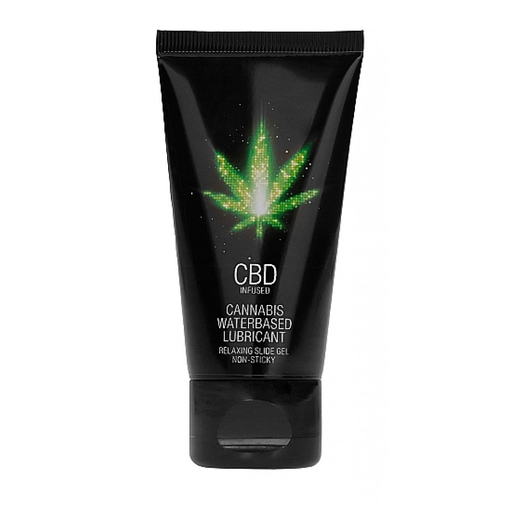 Лубриканты - Универсальный лубрикант Shots - CBD Cannabis Waterbased Lubricant, 50 ml 7