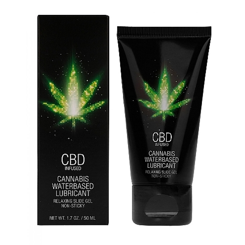 Лубриканты - Универсальный лубрикант Shots - CBD Cannabis Waterbased Lubricant, 50 ml