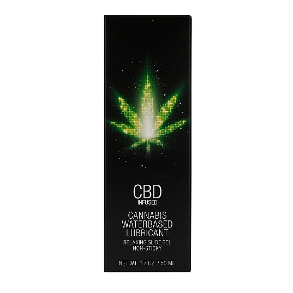 Лубриканты - Универсальный лубрикант Shots - CBD Cannabis Waterbased Lubricant, 50 ml 6
