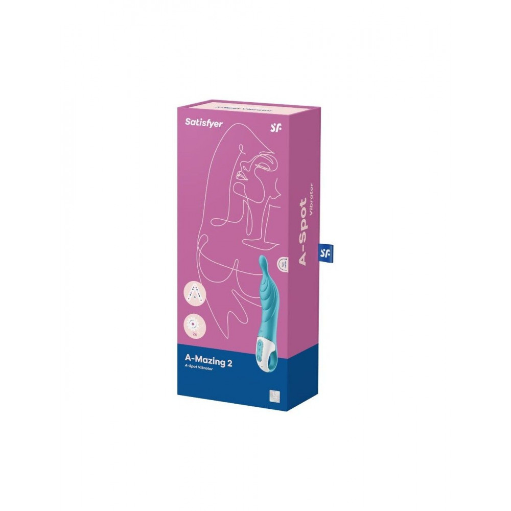 Стимулятор точки G - Вибратор для точки А Satisfyer A-Mazing 2 Turquoise 2