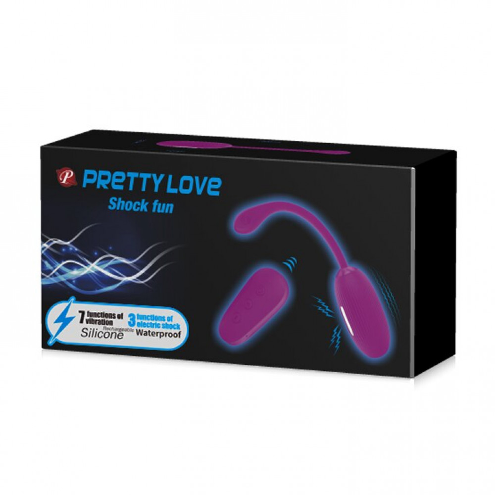 Вибратор - Виброяйцо-электростимулятор Pretty Love «Shock Fun» BI-014609W 1