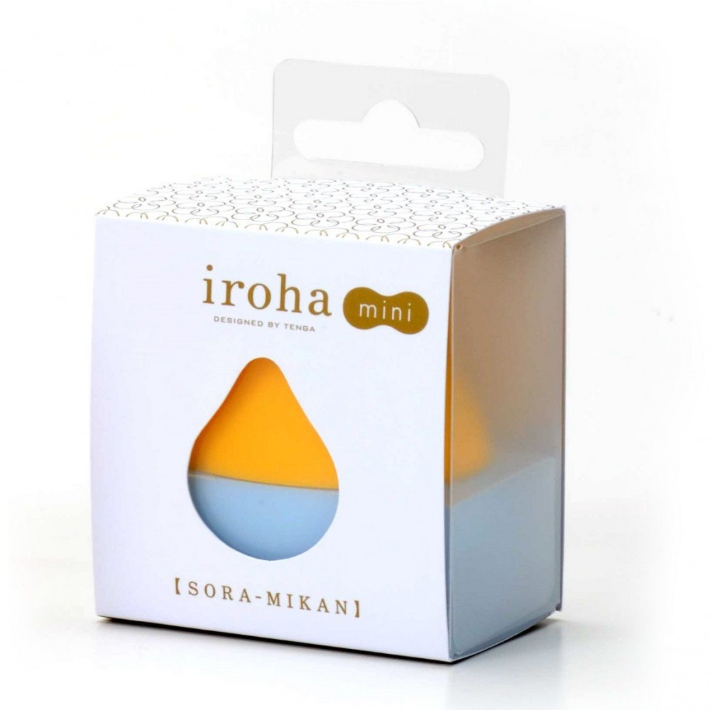 Секс игрушки - Вибратор для клитора Iroha Mini, желто-голубой 1