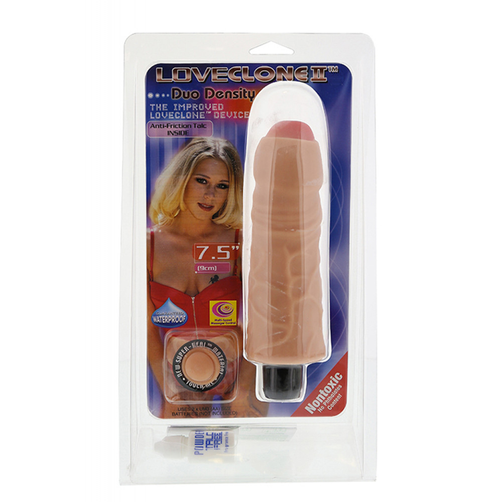 Вибратор - Вибратор мультскоростной LOVECLONEII 7.5 DUO DENSITY MS VIBRATOR 1