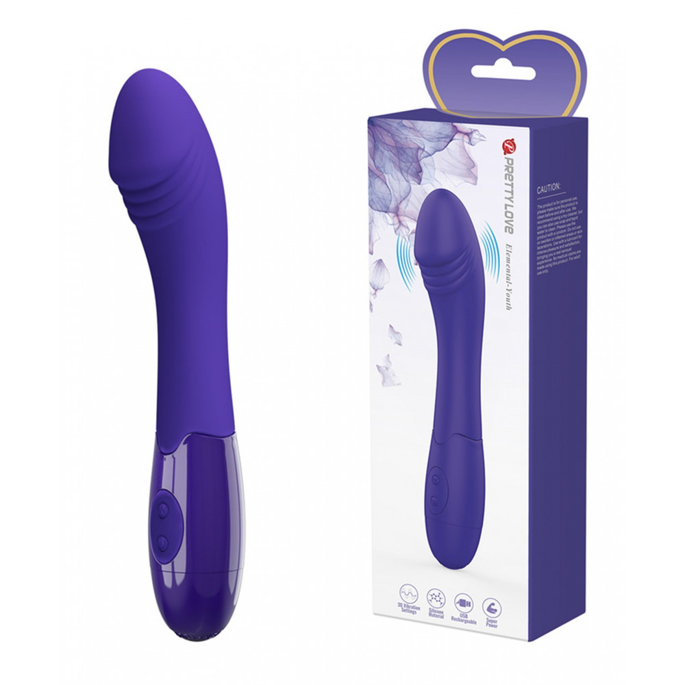 Вибратор - Вибромассажер для точки G Pretty Love - Elemental Youth, BI-014812L