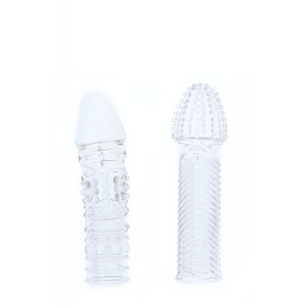 Насадки на член - Набор насадок MENZSTUFF EXTENDER PACK STRETCHABLE