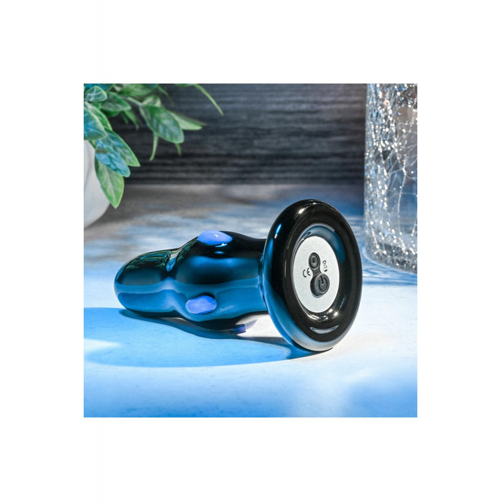 Секс игрушки - Анальная пробка стеклянная с вибрацией A&E REAR ROCKER VIBRATING GLASS ANAL PLUG 11