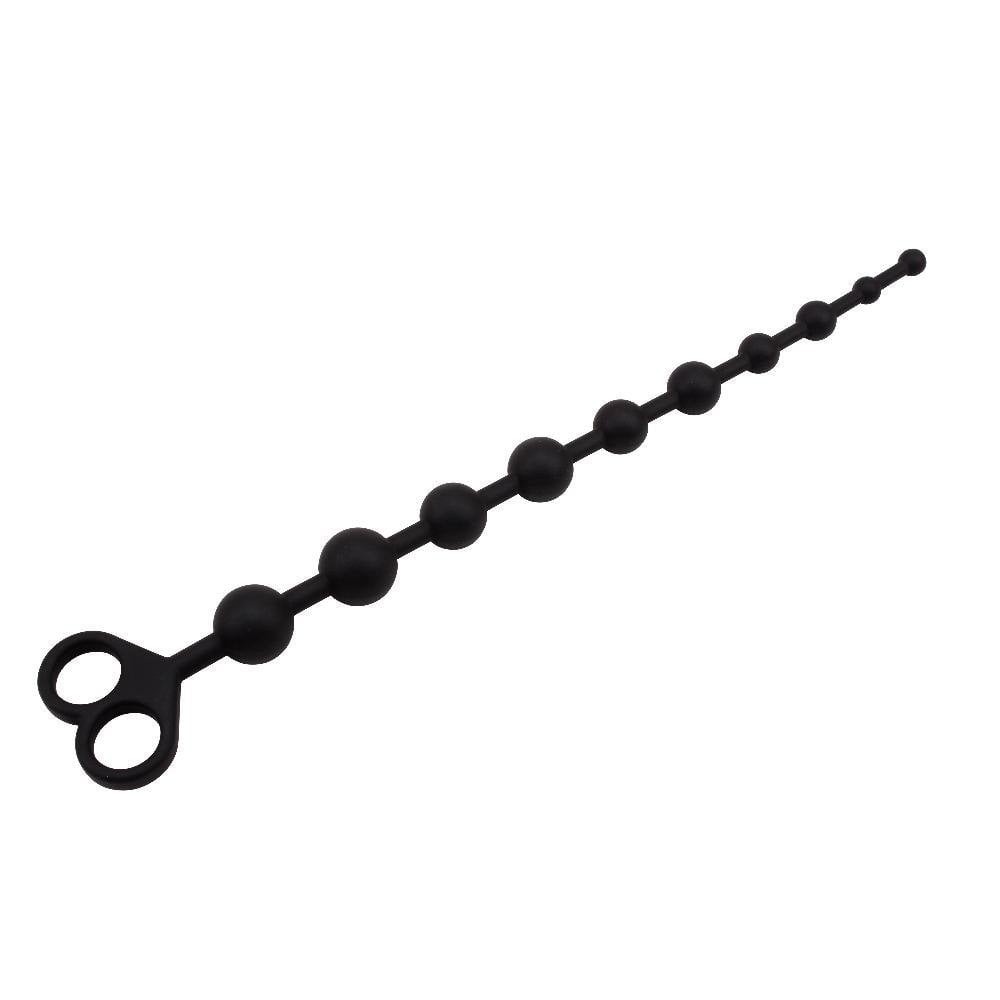 Секс игрушки - Анальная цепочка Chisa Black Mont Silicone черная 4