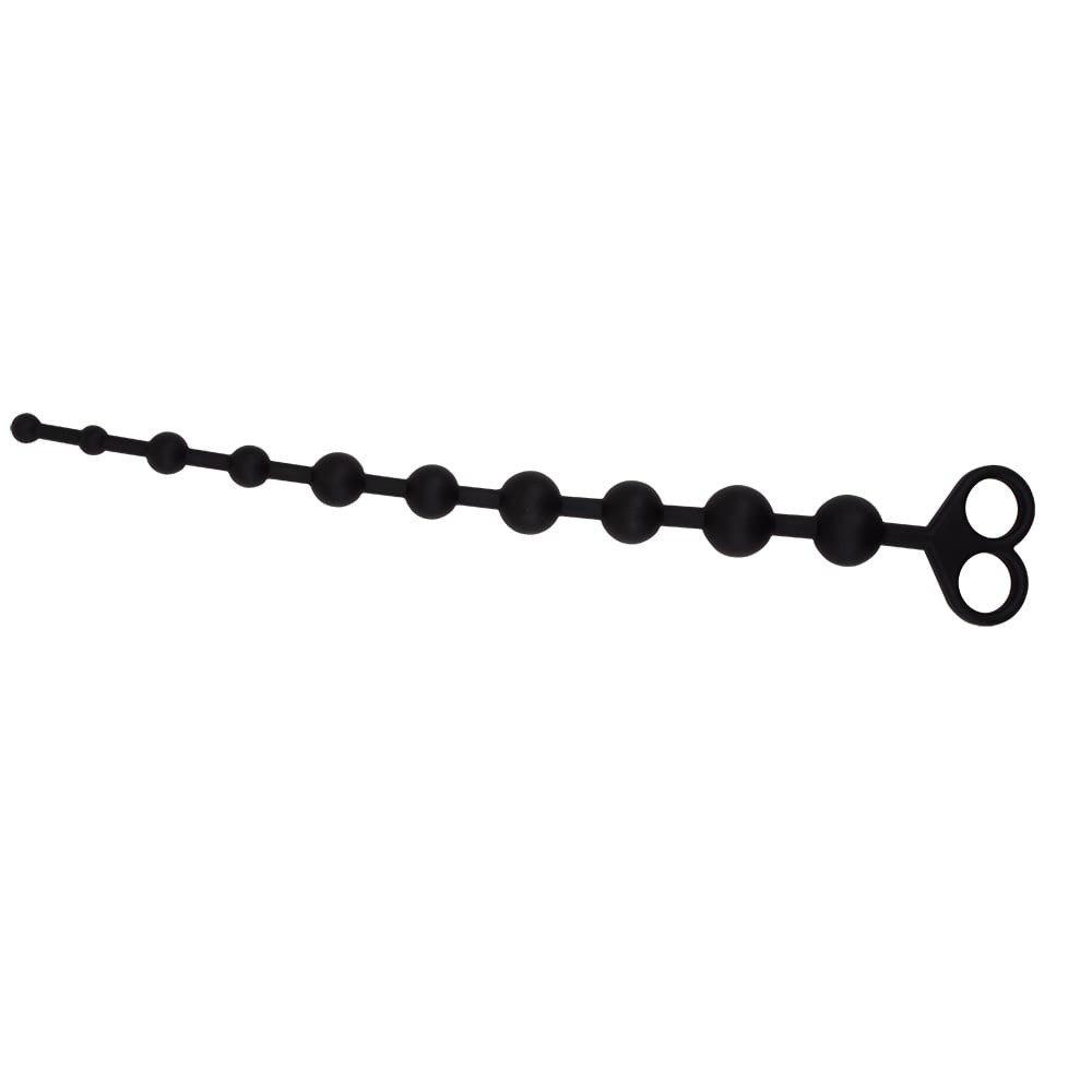 Секс игрушки - Анальная цепочка Chisa Black Mont Silicone черная 5