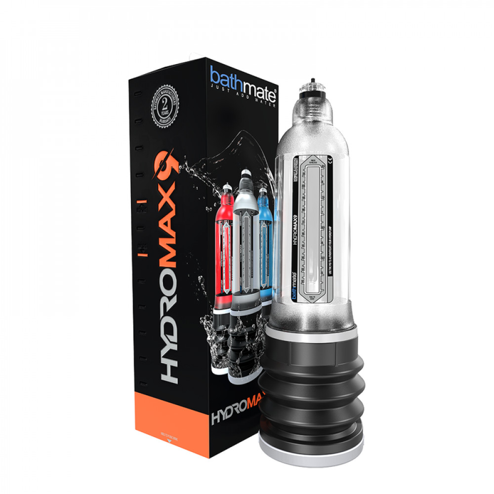 Гидропомпы - Гидропомпа Bathmate Hydromax 9 Clear (X40), для члена длиной от 18 до 23см, диаметр до 5,5см 2