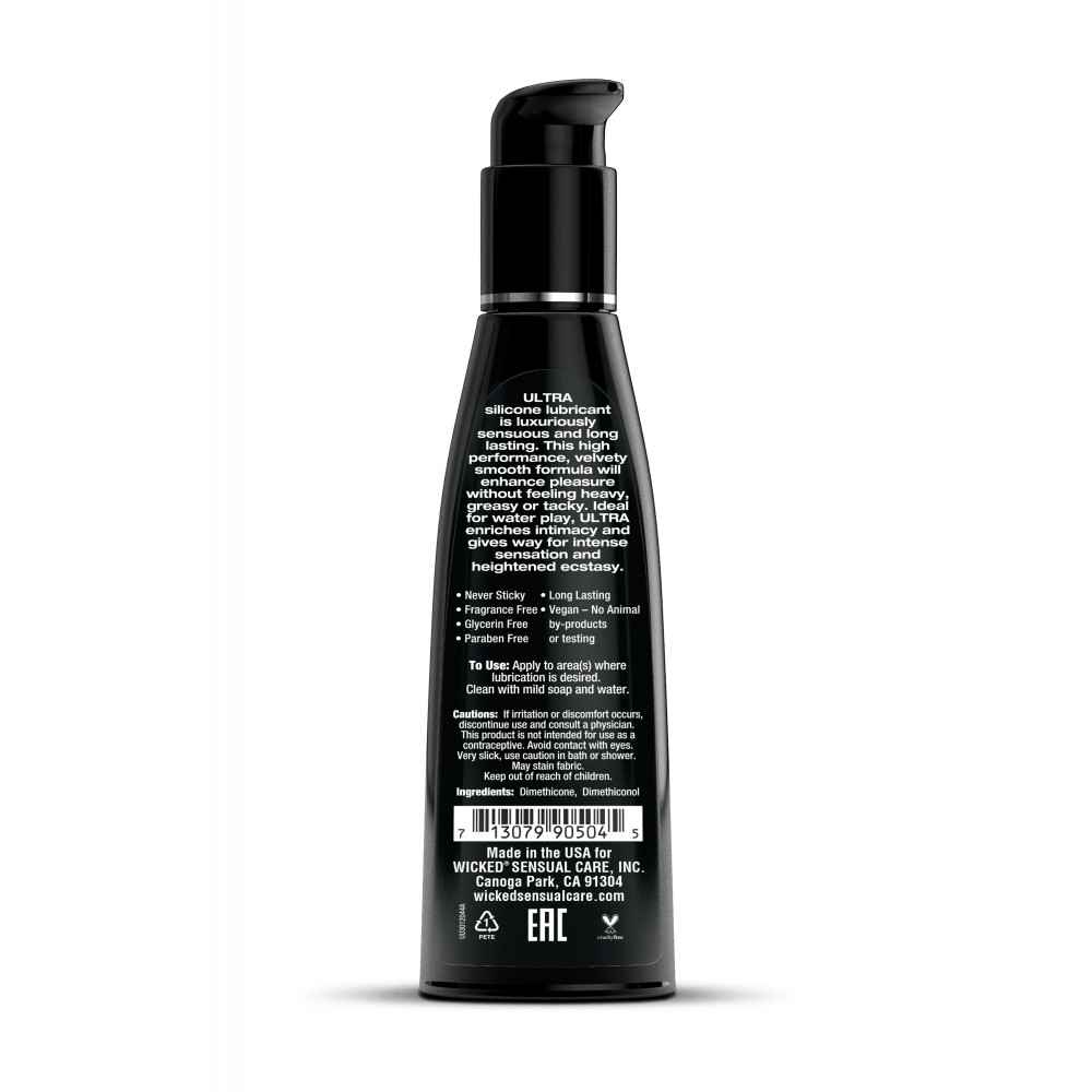 Лубриканты - Лубрикант силиконовый WICKED ULTRA SILICONE LUBRICANT 120ML 2
