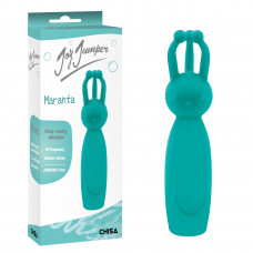 Мини вибратор клиторальный Chisa Joy Jumper Maranta, бирюзовый