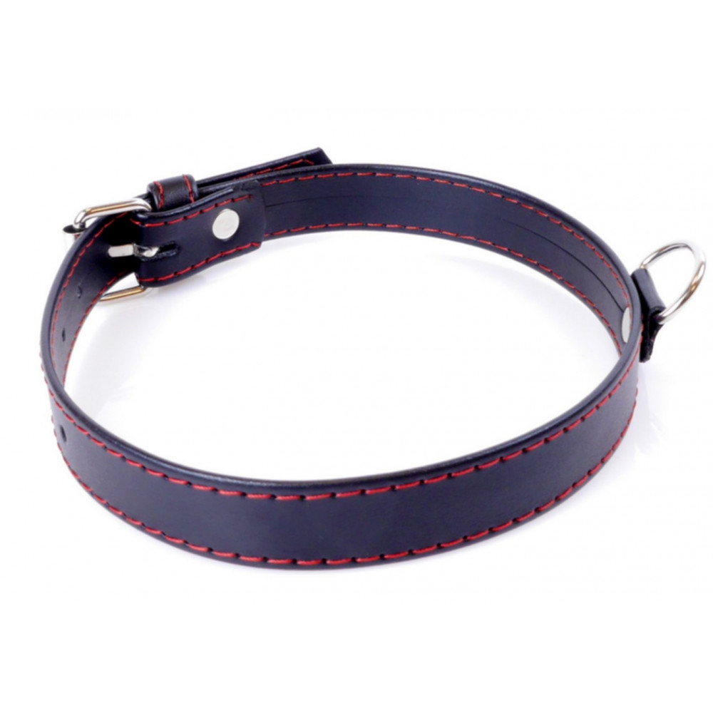 Электростимуляторы - Ошейник из искуственной кожи Fetish Boss Series - Collar Red Line, BS3300112 3