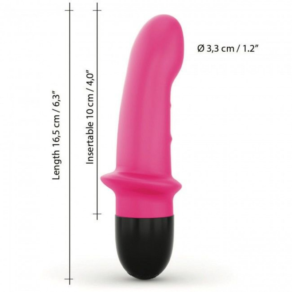 Стимулятор точки G - Вибратор Dorcel Mini Lover Magenta 2.0 перезаряжаемый, для точки G и массажа простаты 1