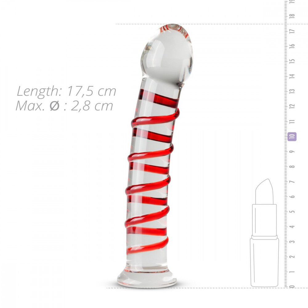Дилдо - Стеклянный дилдо Gildo Glass Dildo No. 15 4