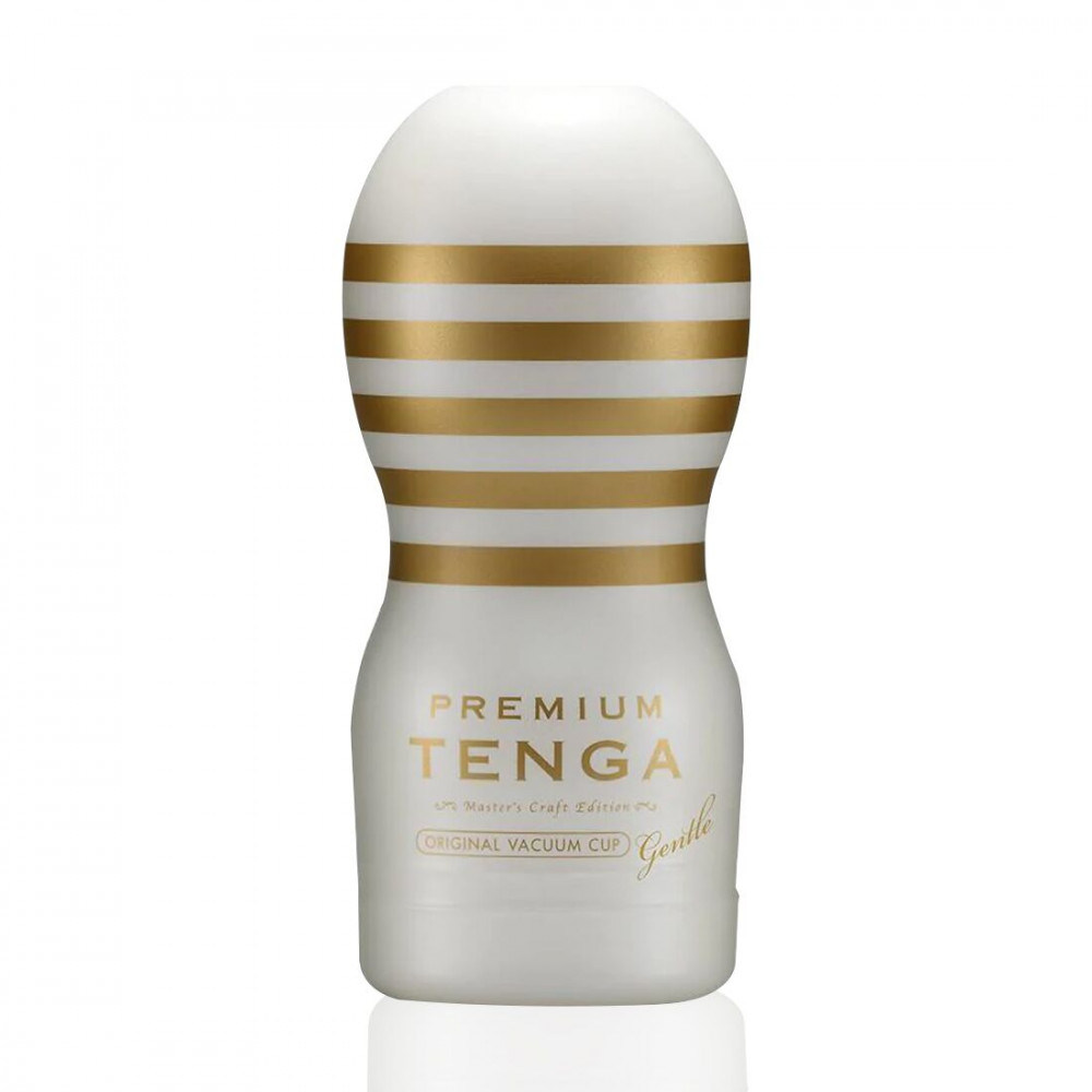 Другие мастурбаторы - Мастурбатор Tenga Premium Original Vacuum Cup Gentle (глубокая глотка) с вакуумной стимуляцией