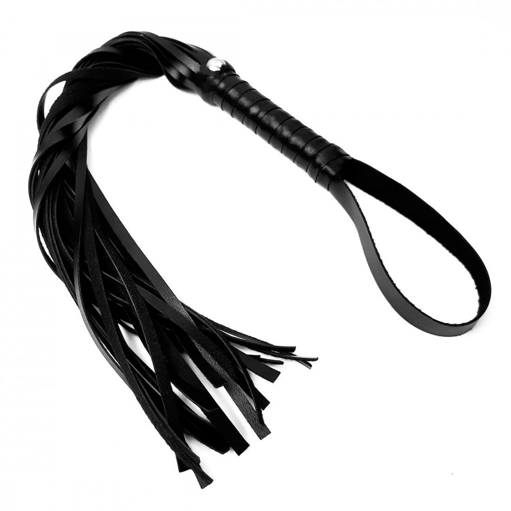 Плети, стеки, флоггеры, тиклеры - Плеть BDSM Art of Sex, Flogger Эко кожа