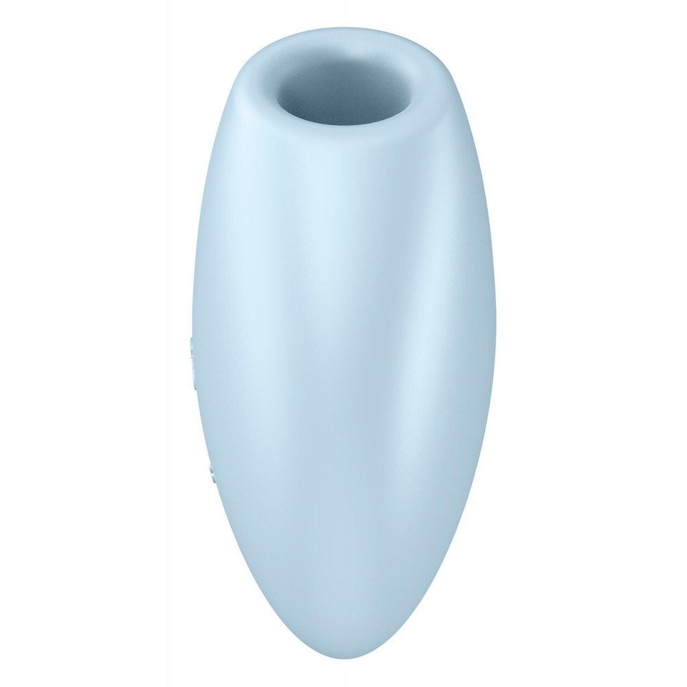 Вибраторы вакуумные - Вакуумный стимулятор-сердечко с вибрацией Satisfyer Cutie Heart Blue 5