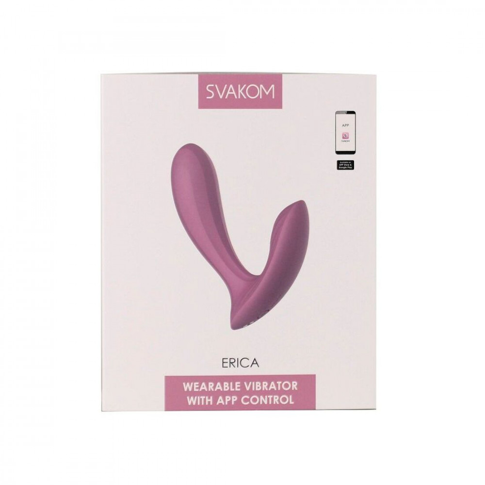 Вибратор - Смарт вибратор в трусики Svakom Erica Romantic Rose, очень гибкий, 2 мотора 1