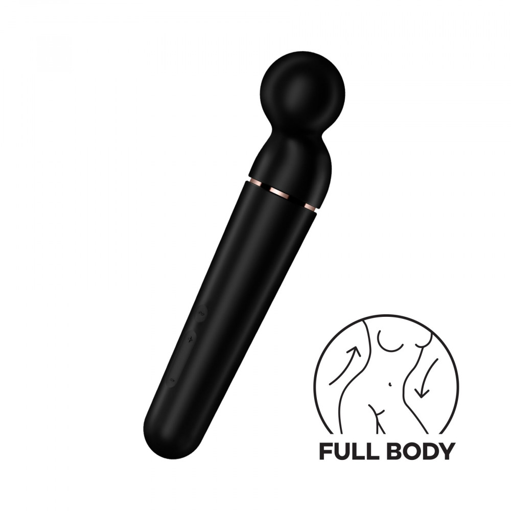 Вибромассажеры - Вибромассажер Satisfyer Planet Wand-er Black/Rosegold