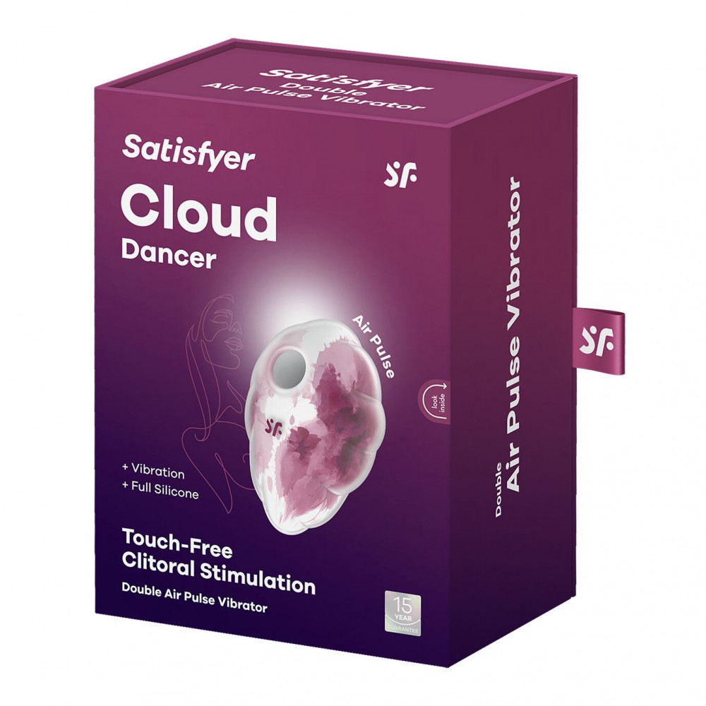 Вибраторы вакуумные - Вакуумный вибратор Satisfyer Cloud Dancer (Red) 5
